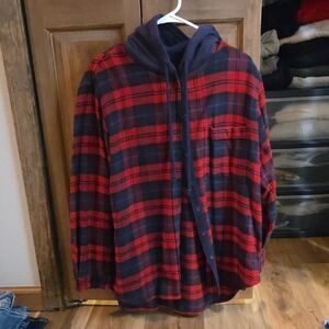 American Eagle Outfitters Navy Corduroy Shirt